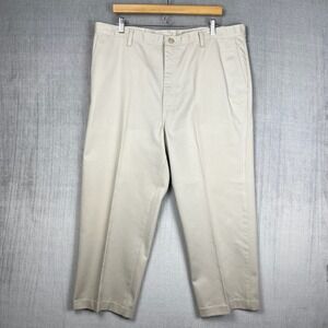 Vtg Wrangler Pants Mens 40x26 Khaki Chino Made in USA 100% Cotton Workwear